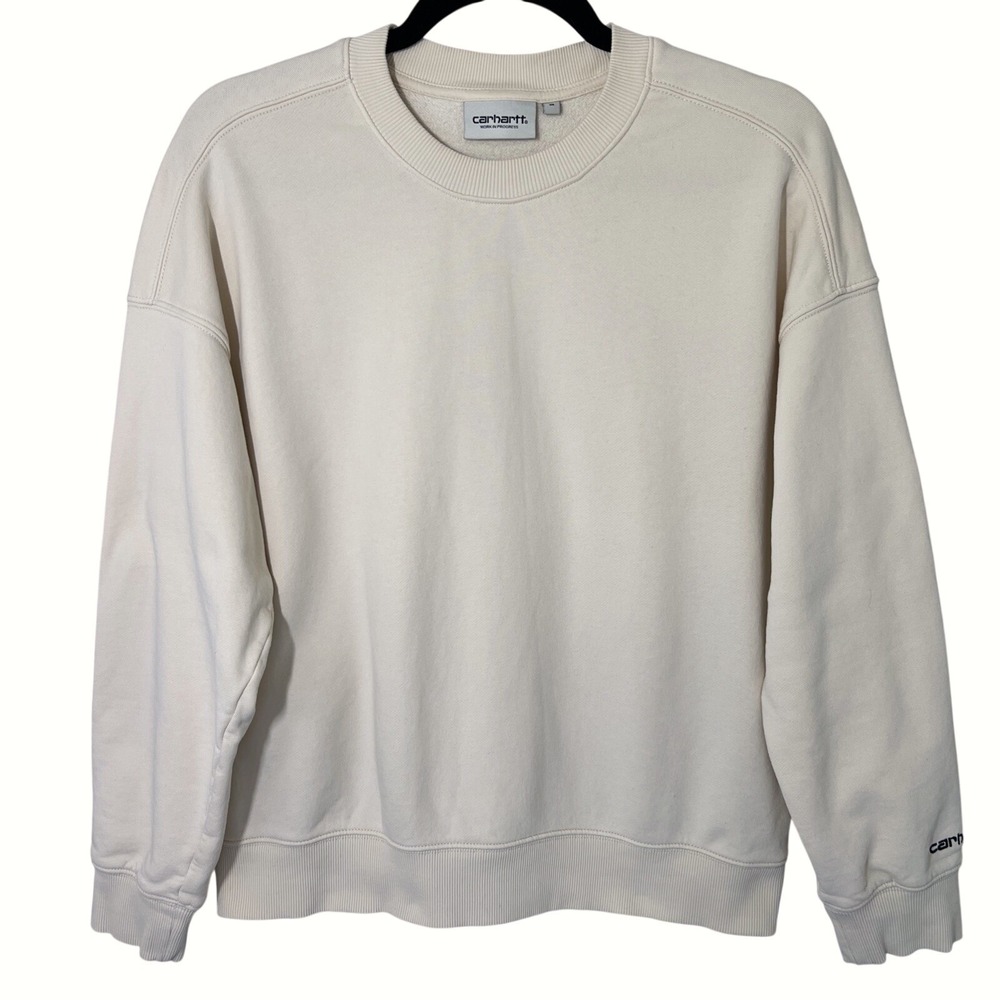 Carhartt WIP Work In Progress Womens Ontario Sweatshirt In Natural- Medium $168